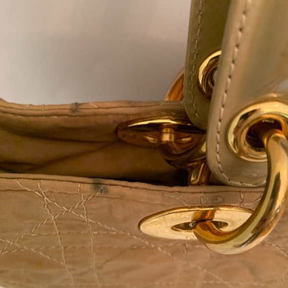 Lady Dior bag, vintage large nylon - Picture 4 of 15